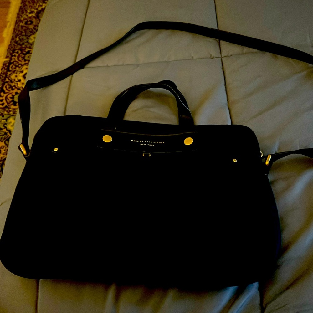 Marc Jacob’s Black Nylon laptop bag